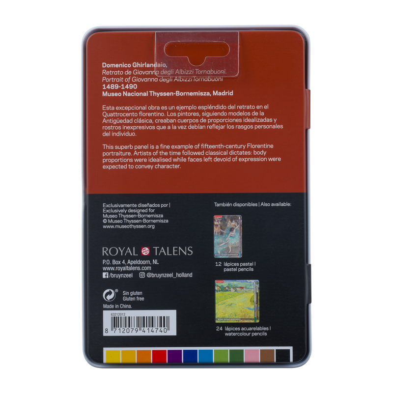 Bruynzeel Box of 12 colored pencils Museo Thyssen-Bornemisza