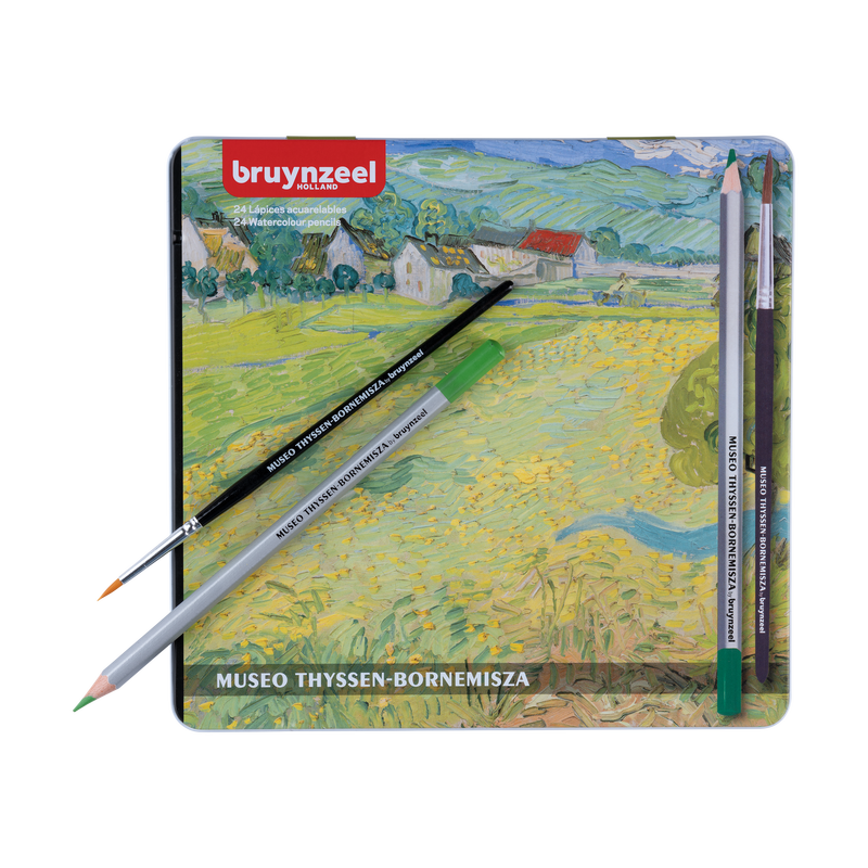Bruynzeel Box of 24 watercolor pencils Thyssen-Bornemisza Museum