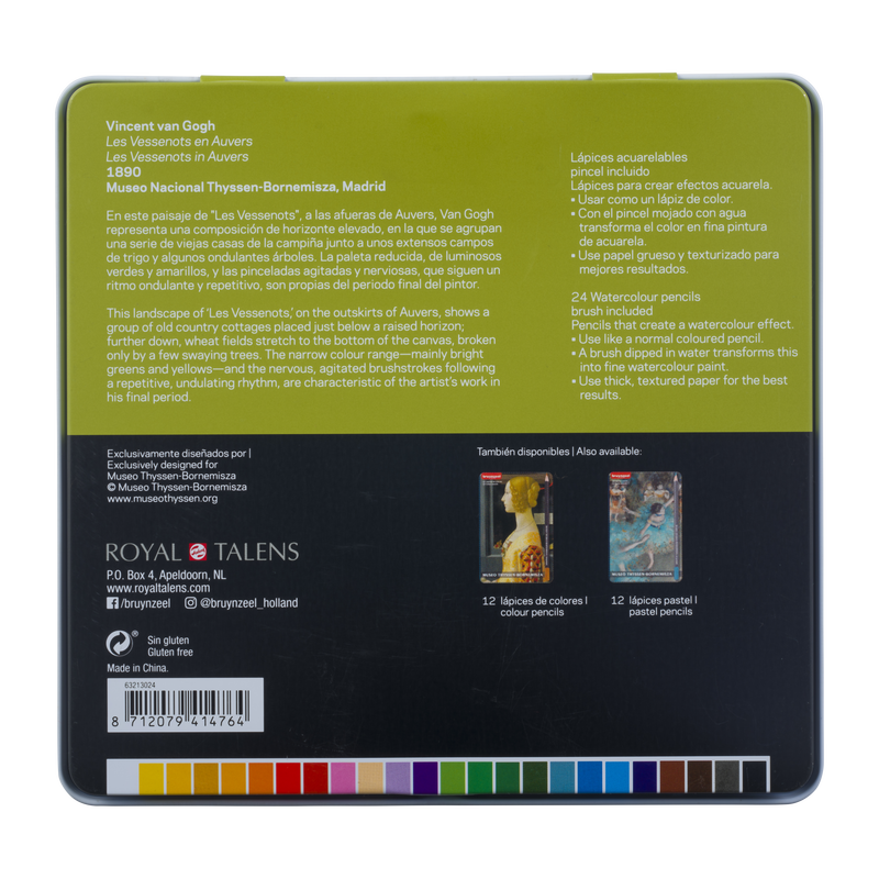 Bruynzeel Box of 24 watercolor pencils Thyssen-Bornemisza Museum