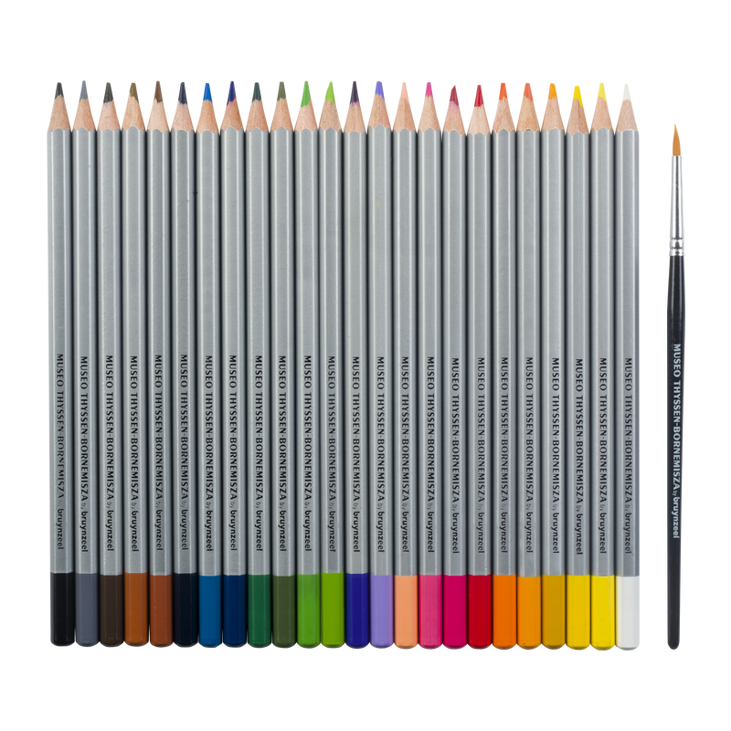 Bruynzeel Box of 24 watercolor pencils Thyssen-Bornemisza Museum