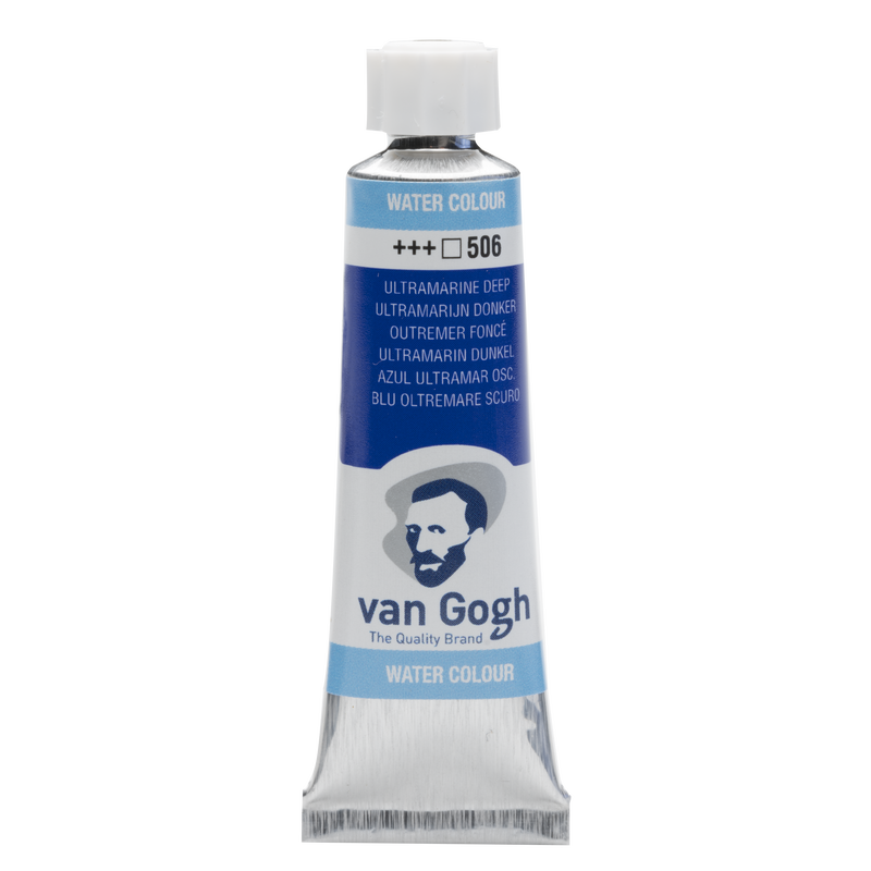 Van Gogh Aquarelltube 10 ml Nº 506 Farbe Dunkles Ultramarinblau