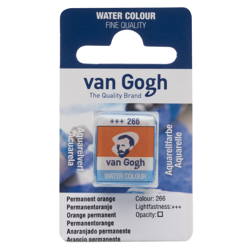 Van Gogh Aquarell Van Gogh 1/2 Godet Nr. 266 Permanente orange Farbe