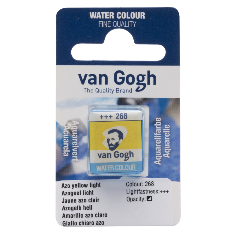 Van Gogh Aquarell Van Gogh 1/2 Godet Nr. 268 Helles Azogelb