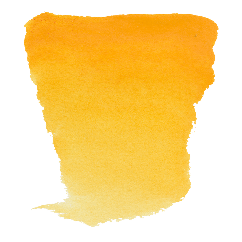 Acuarela Van Gogh Pastilla 1/2 Godet Nº 270 Color Amarillo Azo Oscuro