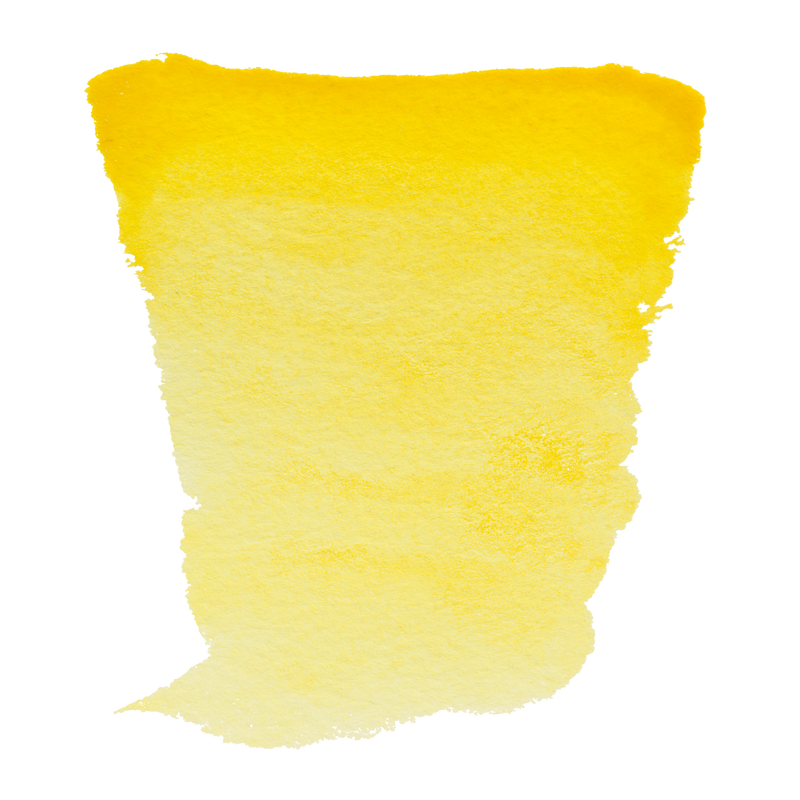 Acuarela Van Gogh Pastilla 1/2 Godet Nº 272 Color Amarillo Transparente Medio