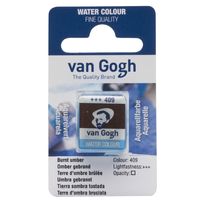 Van Gogh Watercolor Van Gogh 1/2 Godet No. 409 Earth Color Tan Shade