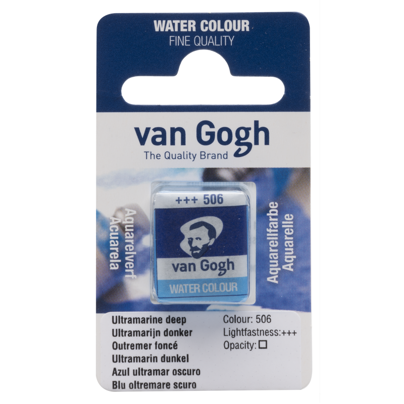 Van Gogh Aquarell Van Gogh 1/2 Godet Nr. 506 Dunkel Ultramarinblau