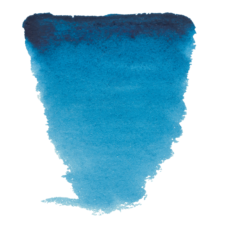 Acuarela Van Gogh Pastilla 1/2 Godet Nº 522 Color Azul Turquesa