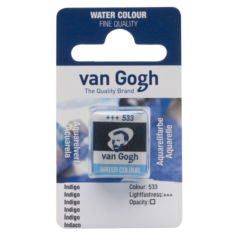 Van Gogh Watercolor 1/2 Godet No. 533 Color Indigo