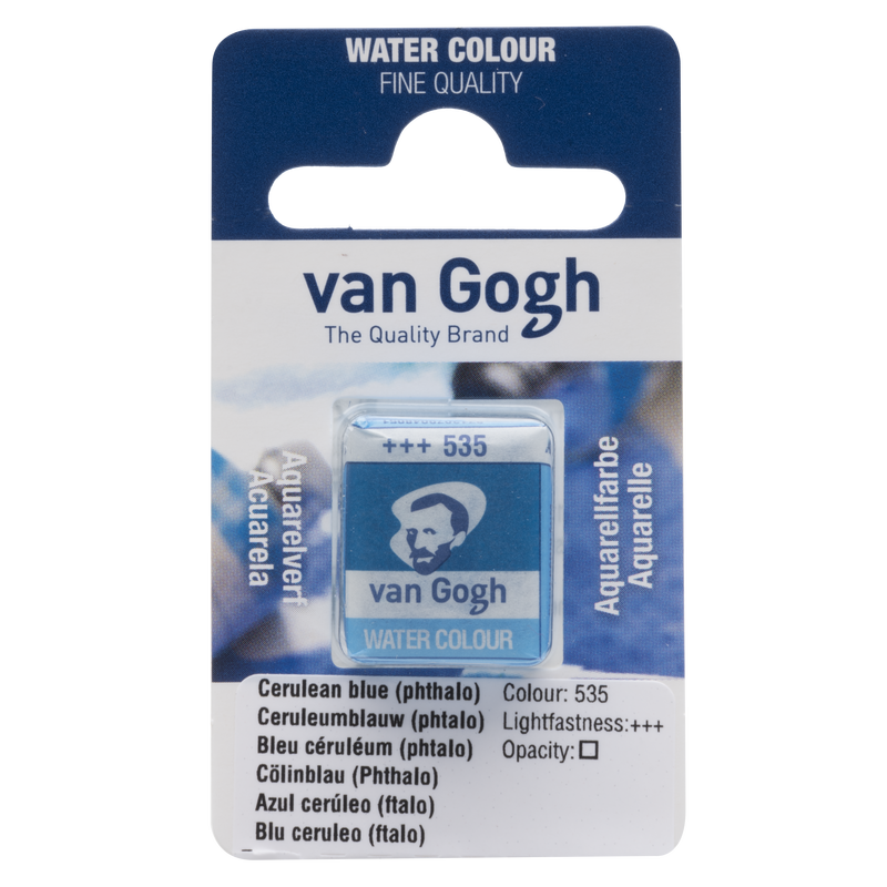 Van Gogh Aquarell Van Gogh 1/2 Godet Nr. 535 Cerulean Blue