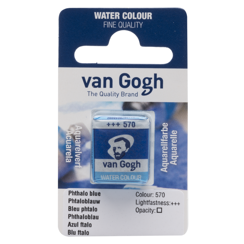 Van Gogh Aquarell Van Gogh 1/2 Godet Nr. 570 Farbe Phthaloblau