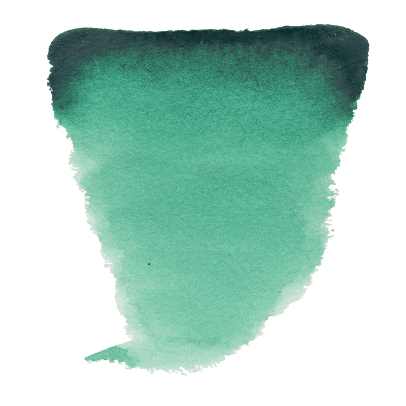 Watercolor Van Gogh 1/2 Godet No. 616, Emerald Green Color