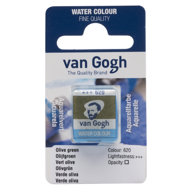 Van Gogh Aquarell Van Gogh 1/2 Godet Nr. 620 Farbe Olivgrün