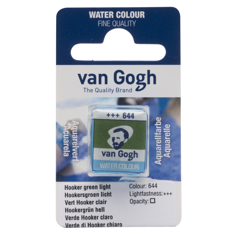 Van Gogh Watercolor Van Gogh 1/2 Godet No. 644 Color Light Hooker Green