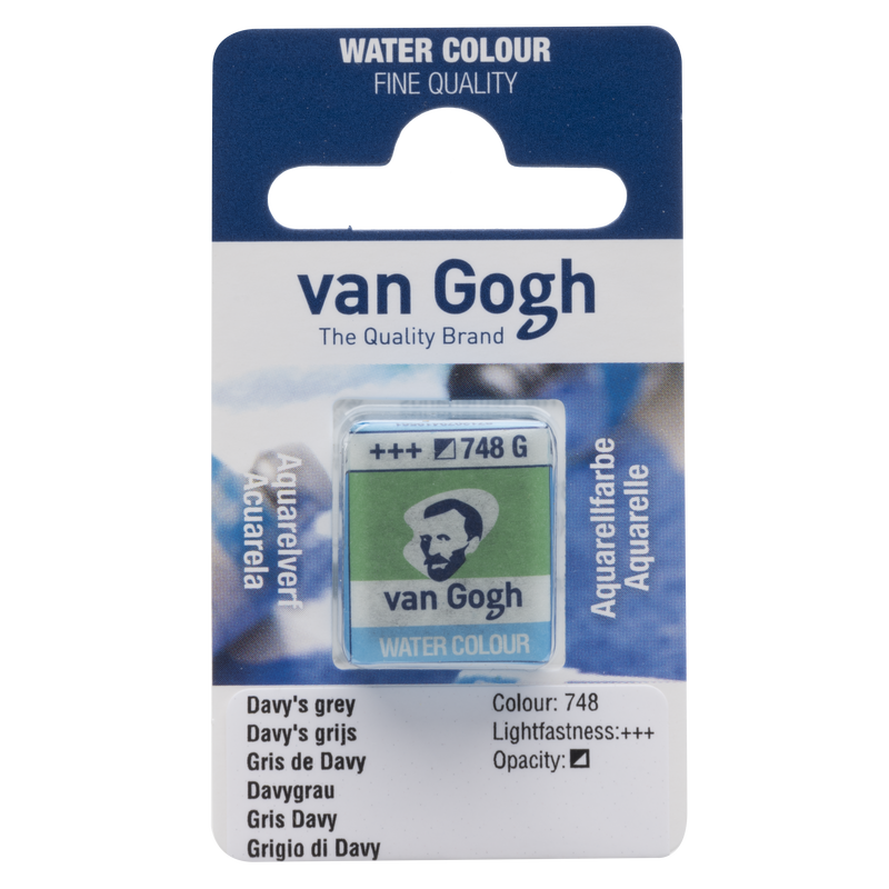 Aquarell Van Gogh 1/2 Godet Nr. 748 Farbe Grau Davy