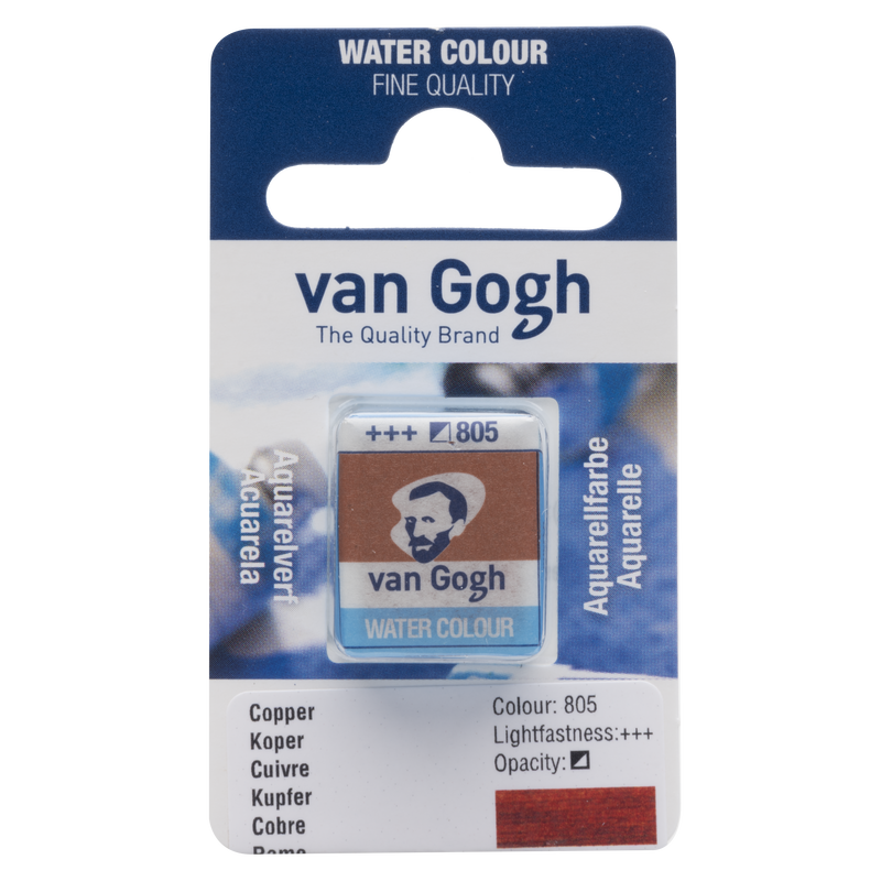 Van Gogh Watercolor 1/2 Godet No. 805 Copper color