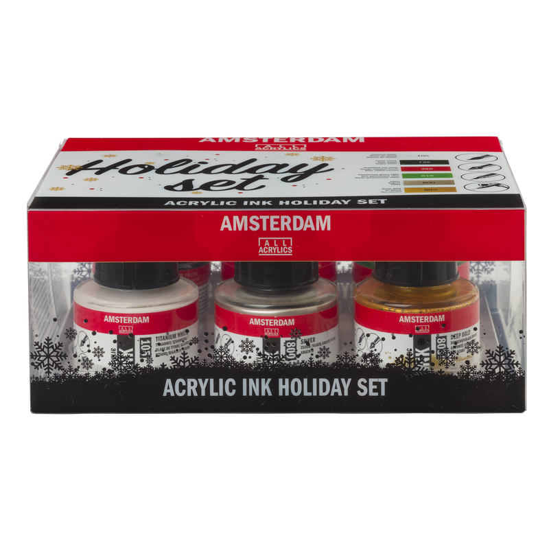 Amsterdam Holyday Acrylic Ink Set 6 x 30ml