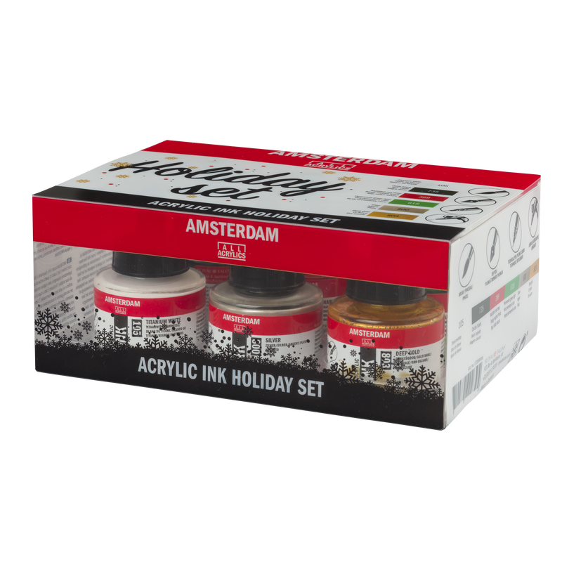 Amsterdam Holyday Acrylic Ink Set 6 x 30ml