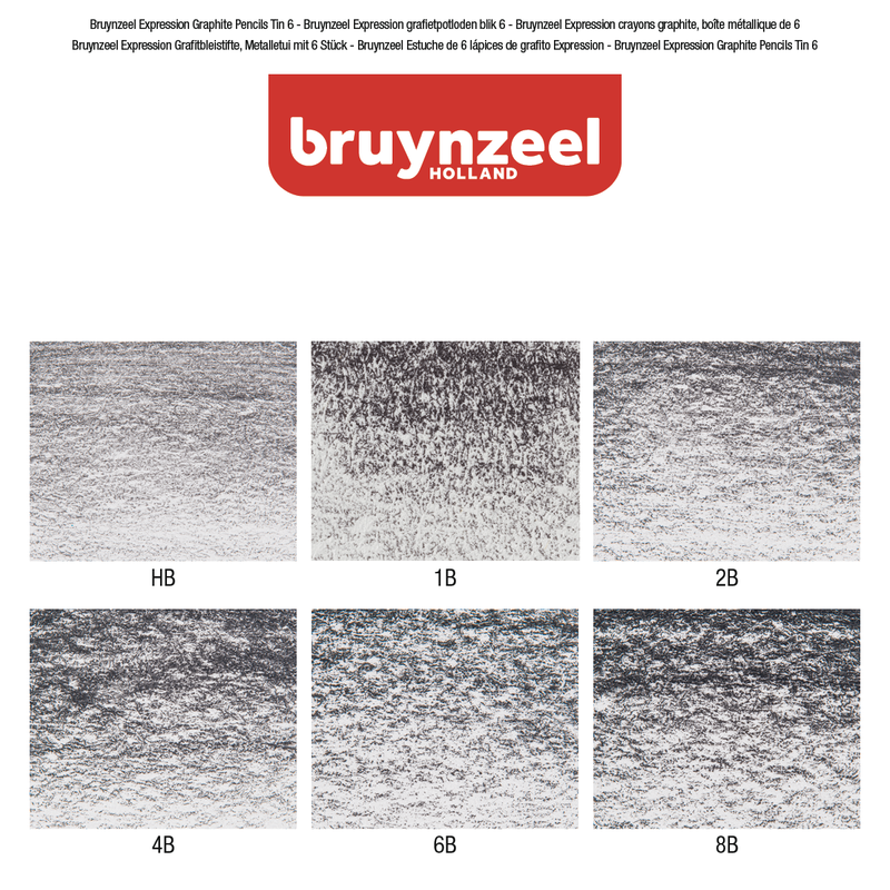 Bruynzeel Schachtel mit 6 Graphitstiften