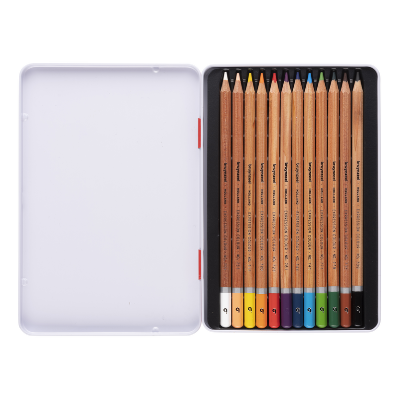Bruynzeel Schachtel mit 12 Buntstiften Expression Series