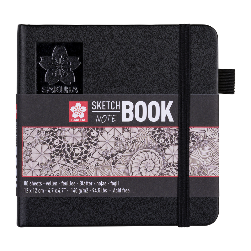 Sakura Talens Bloc Sketch Note Book  140gr  12x12cm 80 Hojas