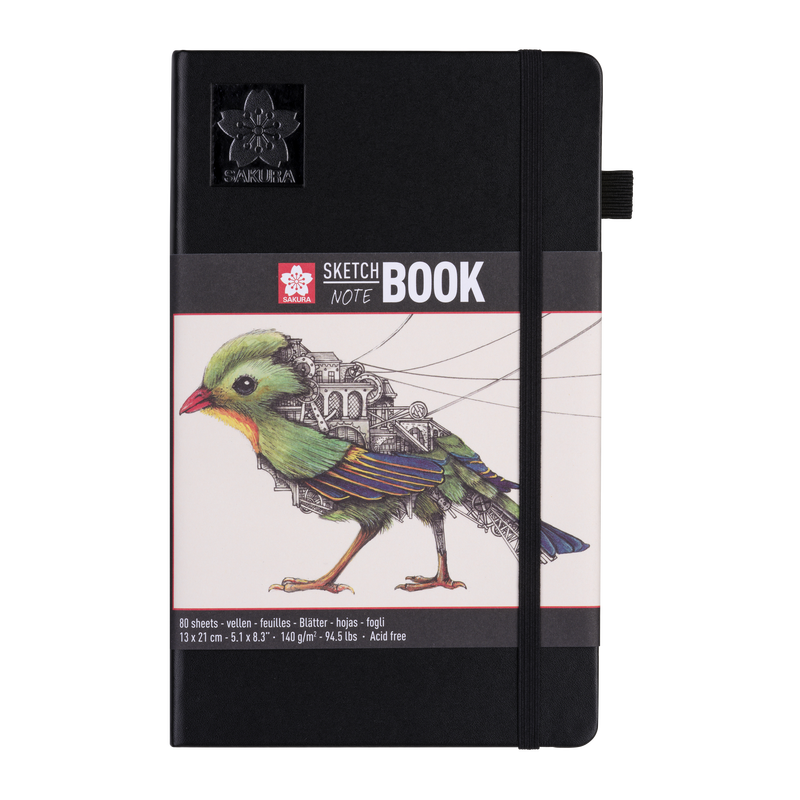 Sakura Talens Bloc Sketch Note Book  140gr  13x21cm 80 Hojas