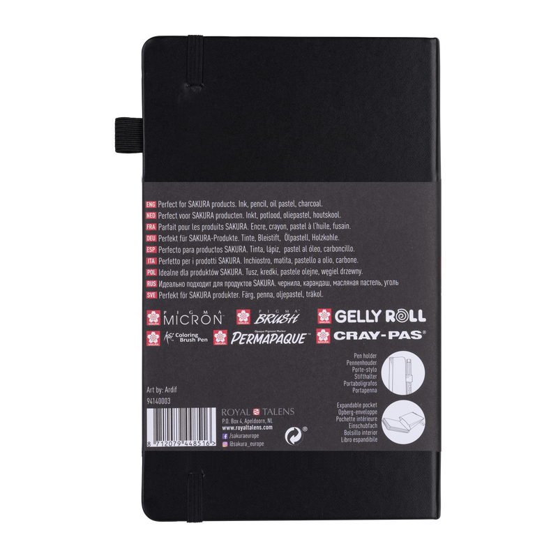 Sakura Talens Bloc Sketch Note Book  140gr  13x21cm 80 Hojas