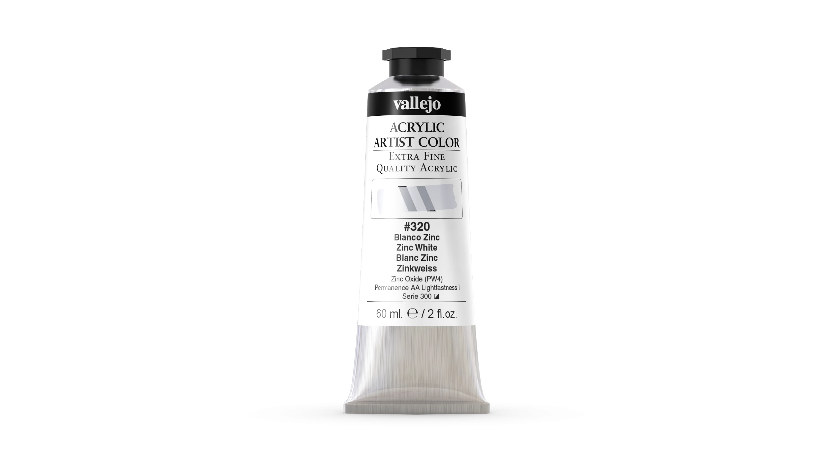 Acrílico Artist Vallejo 320 Blanco de Zinc 60 ml.