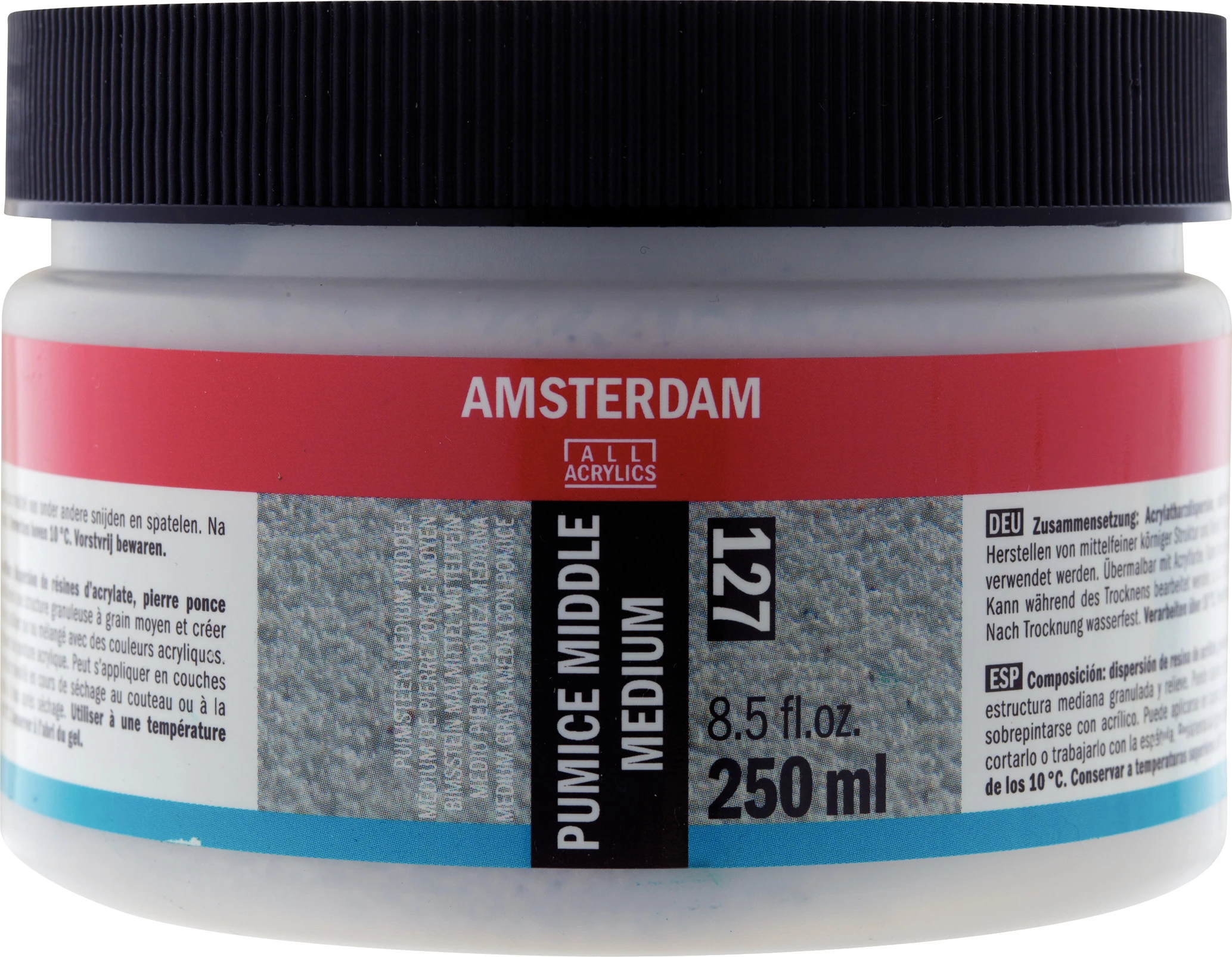 Amsterdam Bote de medio de piedra pómez mediana Frasco 250 ml