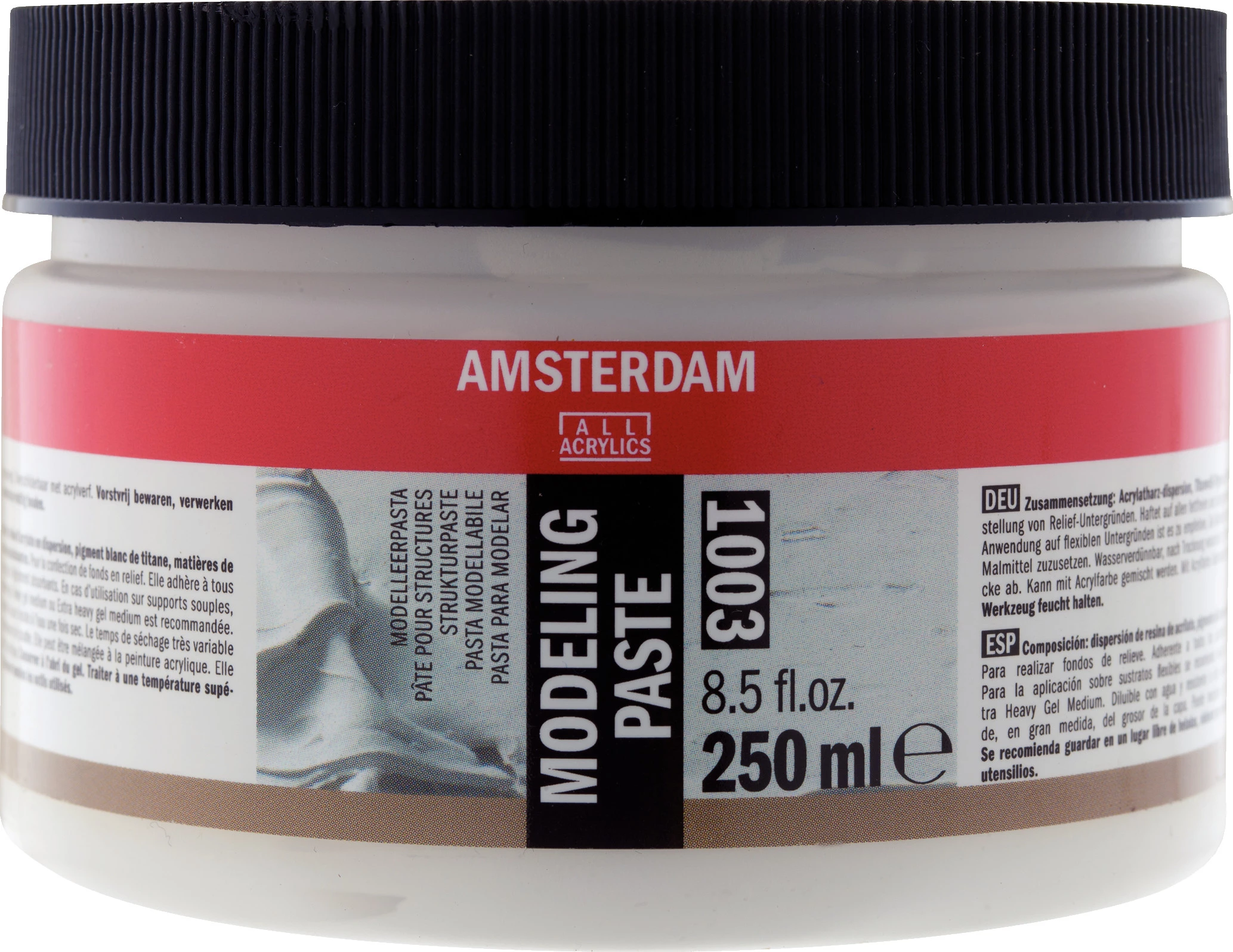 Amsterdam Bote de pasta para modelar Frasco 250 ml