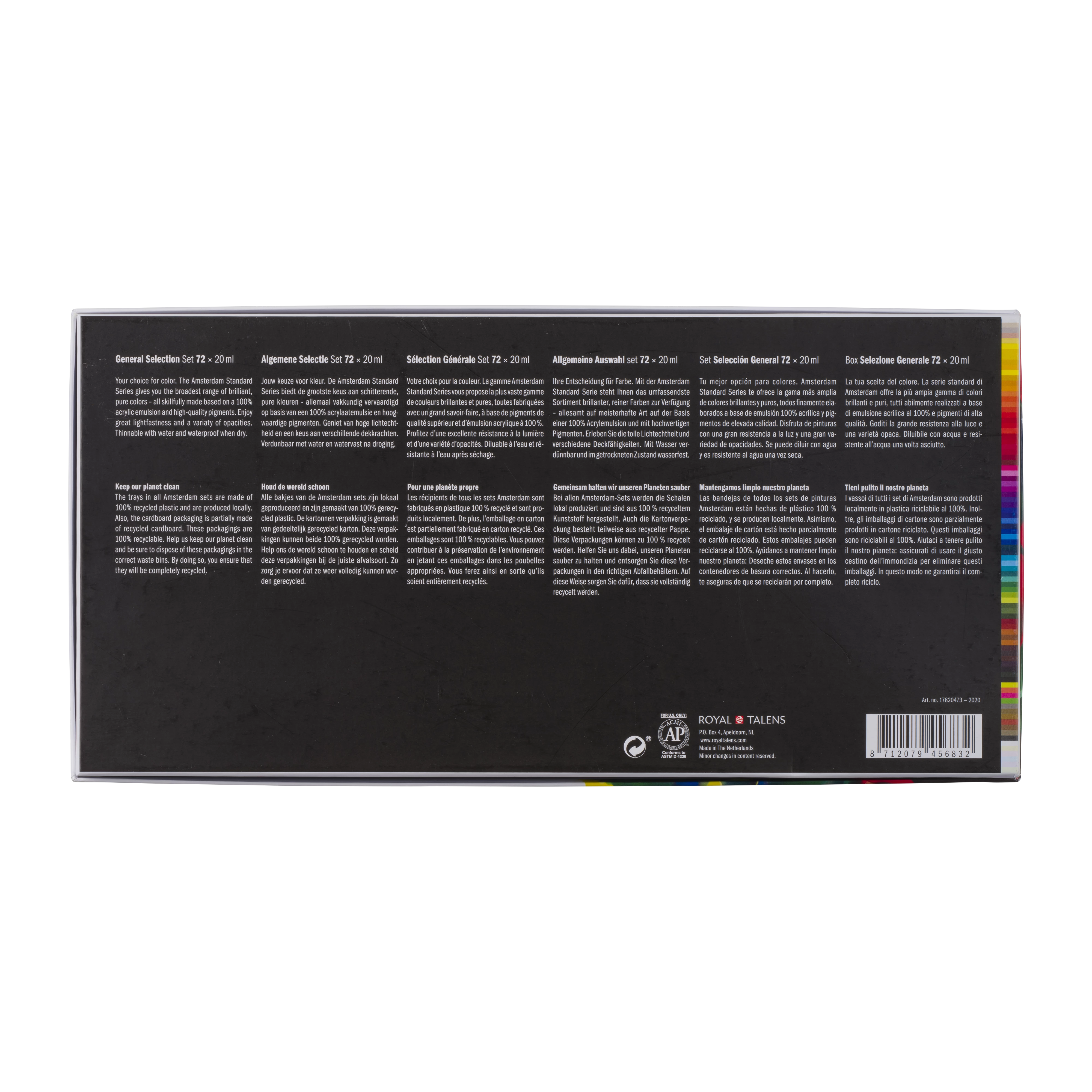 Amsterdam Acrylics Set 120 ml 5 primary colors