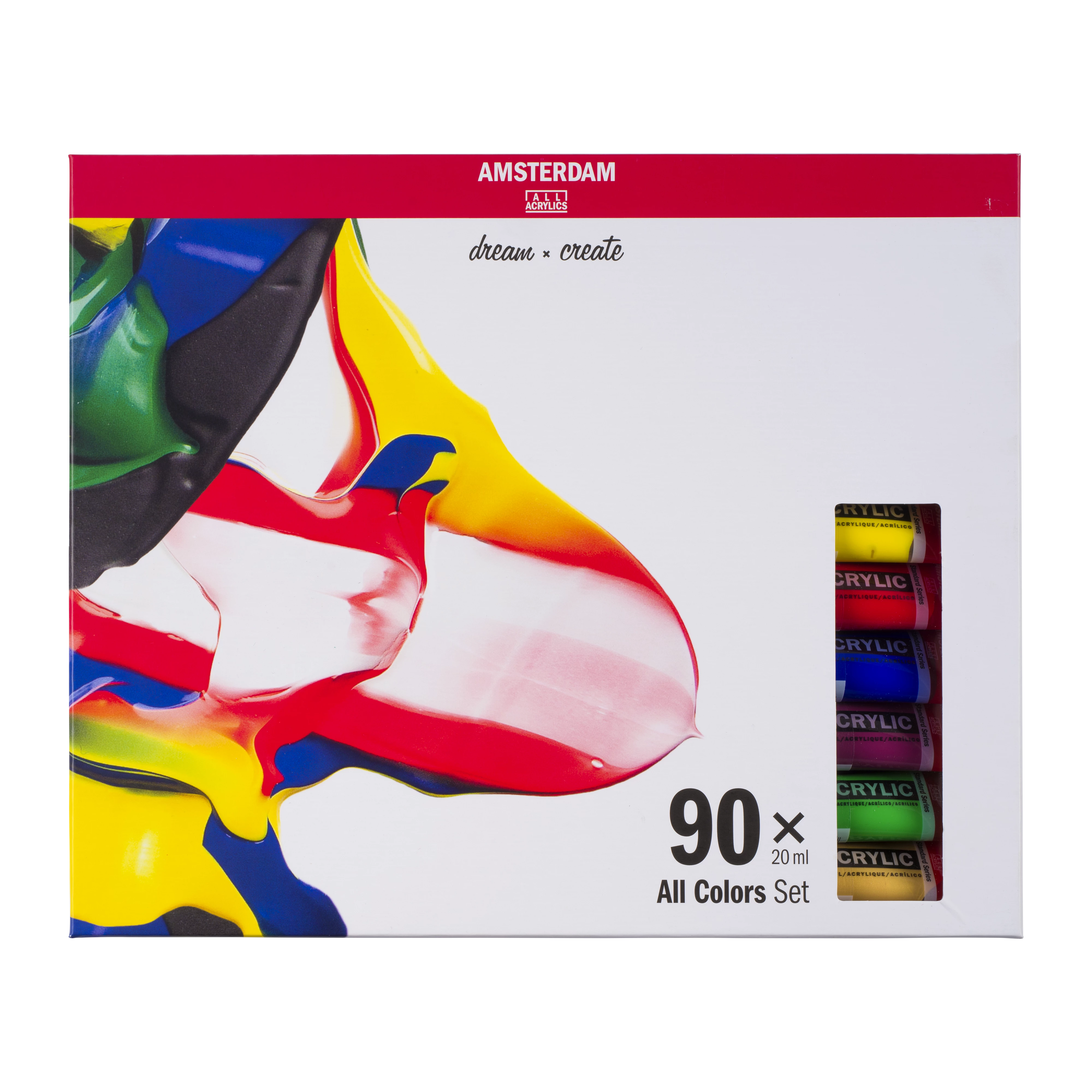 Amsterdam Acrylics Set 120 ml 5 primary colors