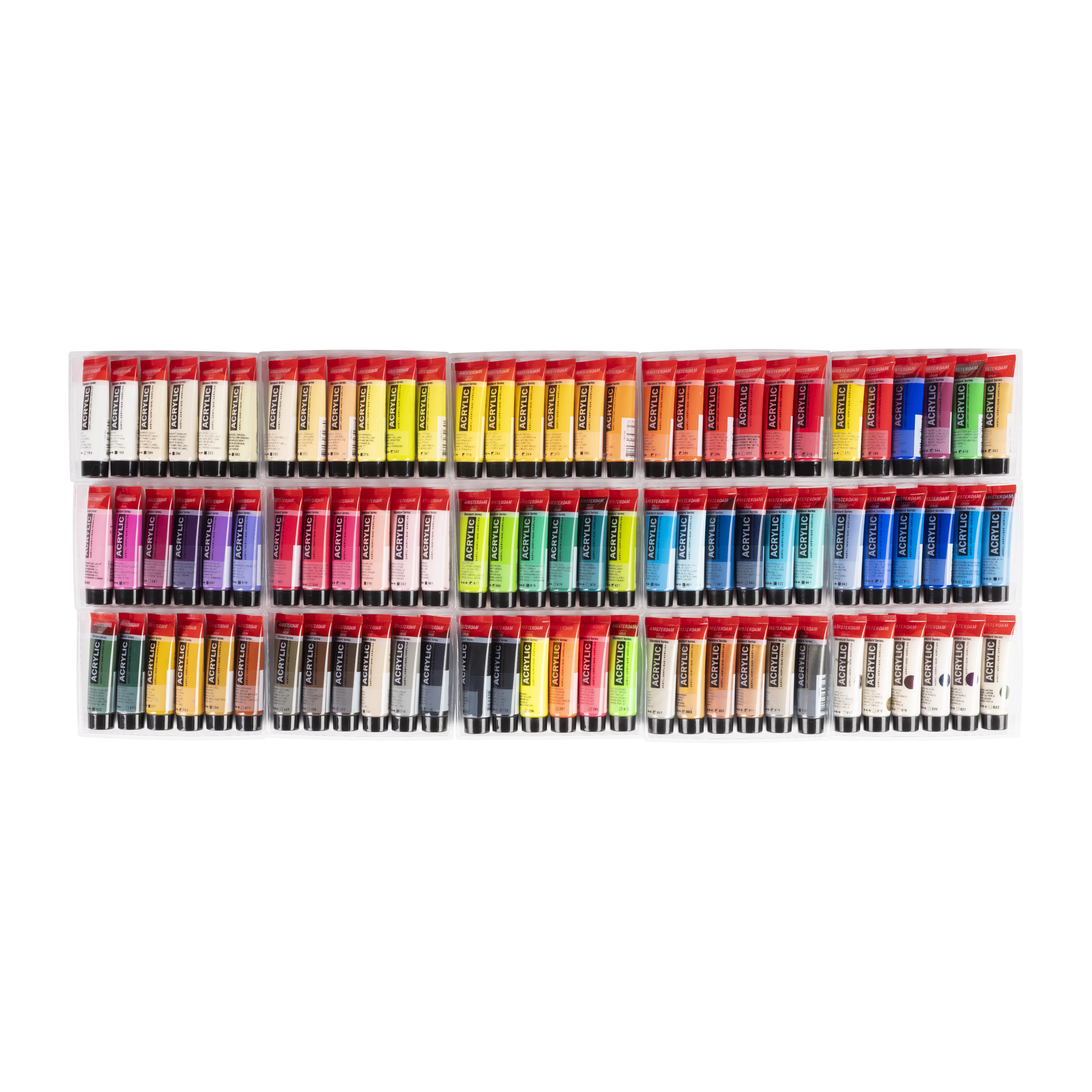 Amsterdam Set de Acrílicos 90 colores x 20 ml