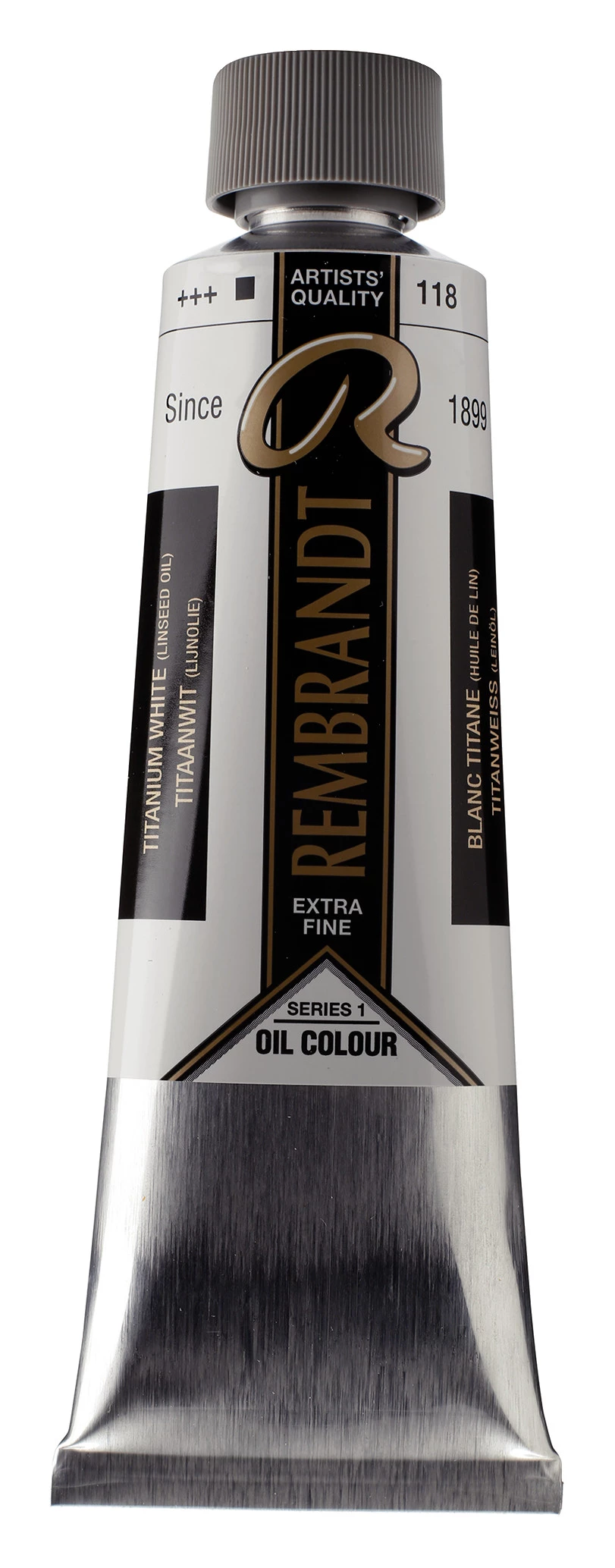 Rembrandt Colores Al Óleo Tubo 150 ml Blanco Titanio (Aceite de Linaza) 118 