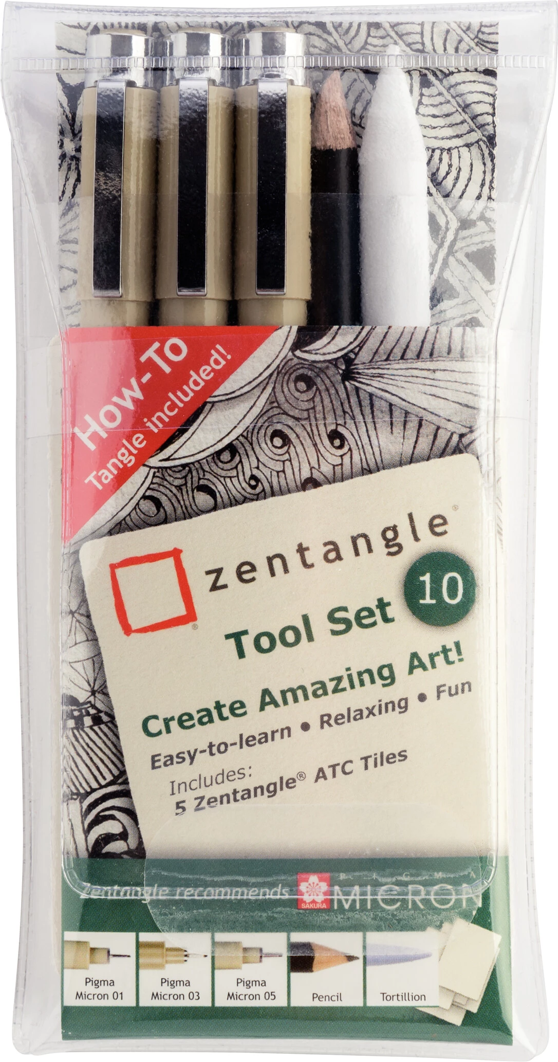 Sakura Zentangle Tool Set 10 piezas