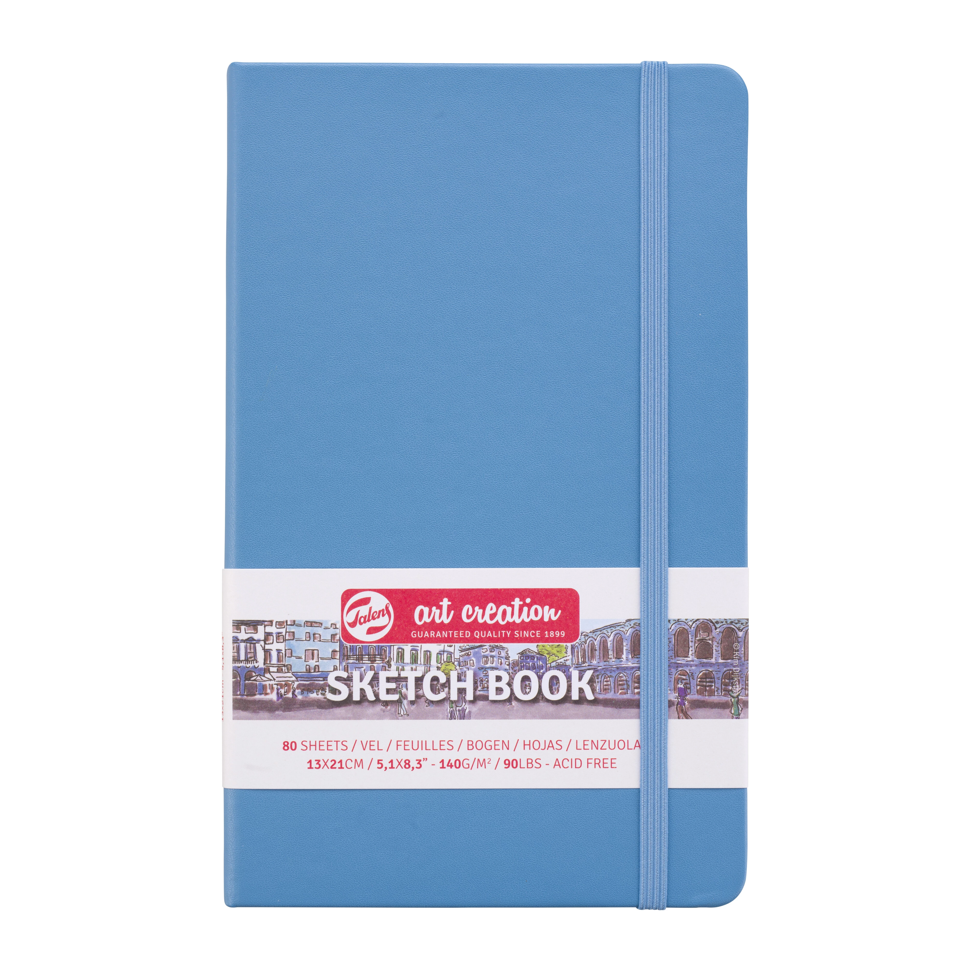 Talens Art Creation Cuaderno Bocetos Azul Lago 13 x 21 cm 140 g 80 Hojas