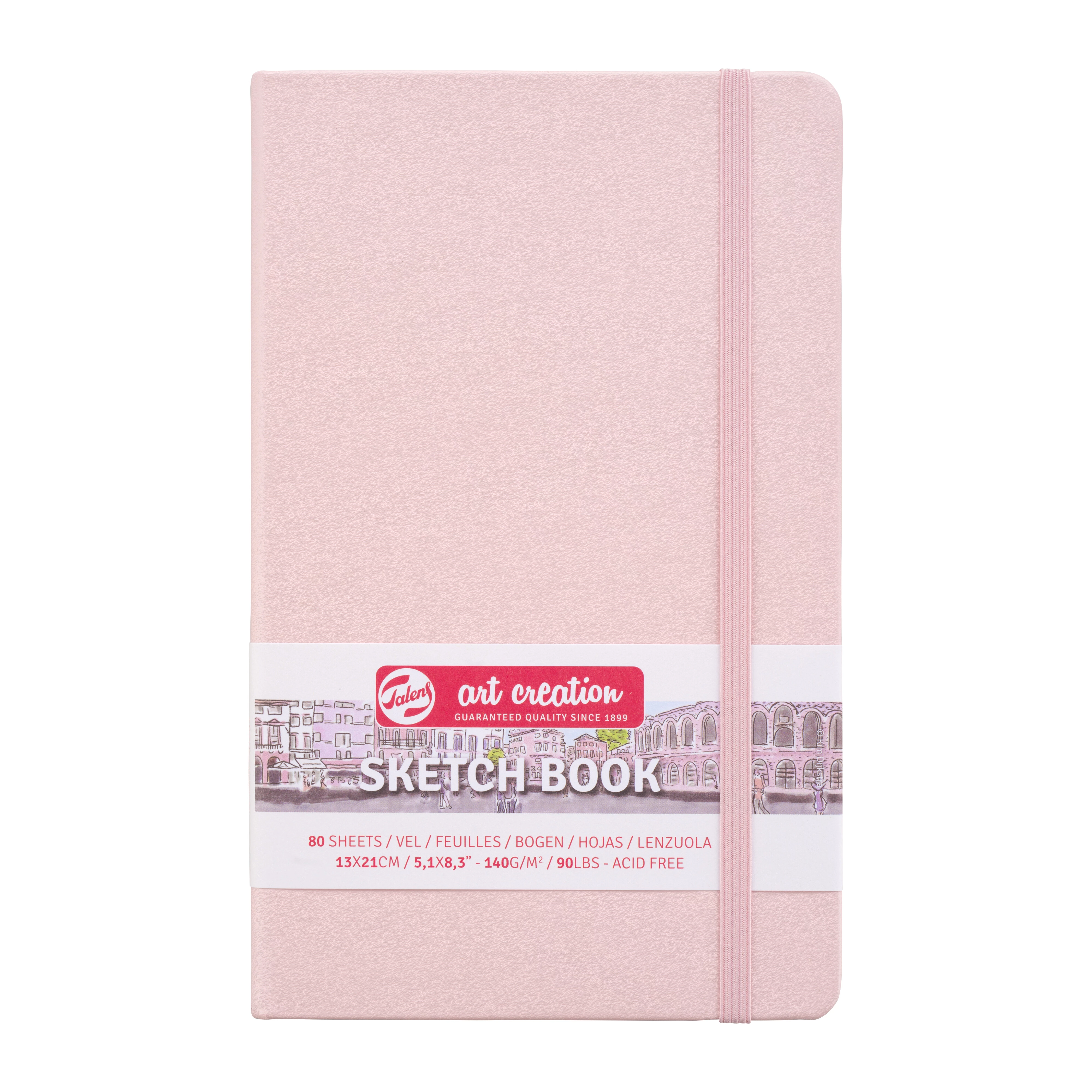 Talens Art Creation Cuaderno Bocetos Rosa Pastel 13 x 21 cm 140 g 80 Hojas