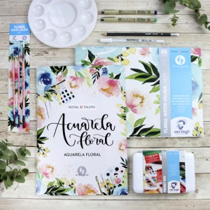 Van Gogh Set Acuarela Floral