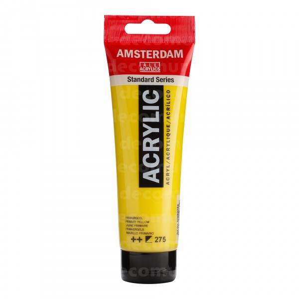 Acrylic 120 ml Color Yellow Primary 275