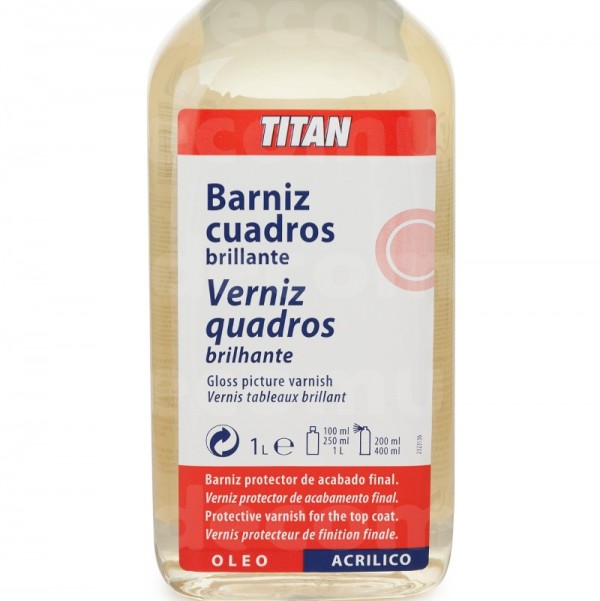 Titan Barniz De Cuadros Brillante 1L