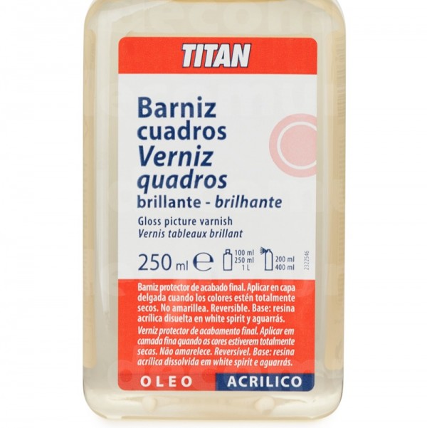 Titan Barniz De Cuadros Brillante 250ml