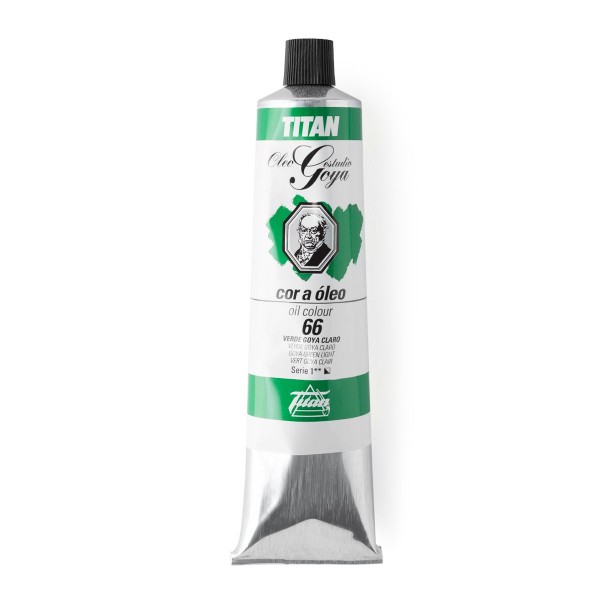 Goya Studio  Pintura Óleo Número 66 Color Verde Goya Claro 200 ml