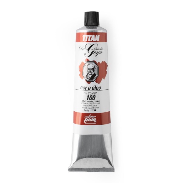 Goya Studio  Pintura Óleo Número 100 Color Rojo Inglés Claro 200 ml