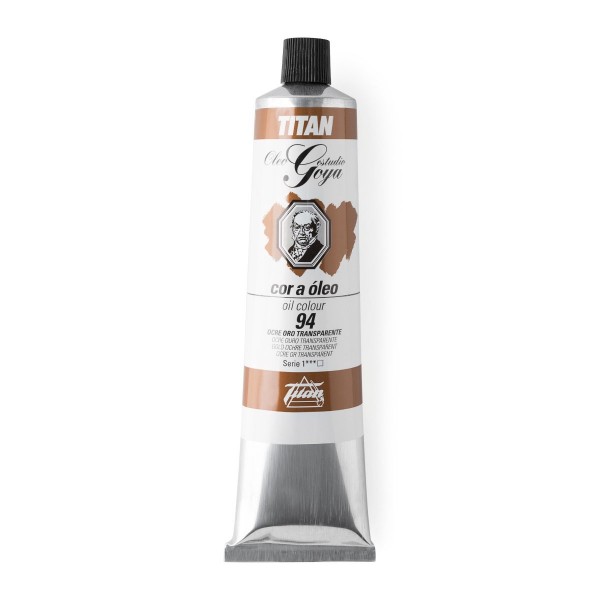 Goya Studio  Pintura Óleo Número 94 Color Ocre Oro Transparente 200 ml