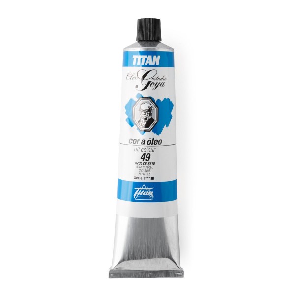 Goya Studio  Pintura Óleo Número 49 Color Azul Celeste 200 ml