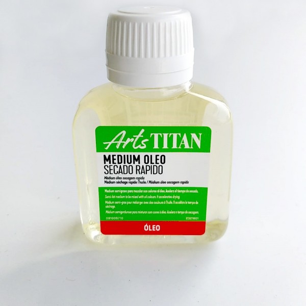 Titan Medium Schnell trocknendes Öl 100ml