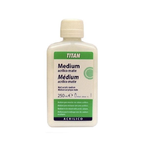 Titán Medium Acrílico Mate 250ml