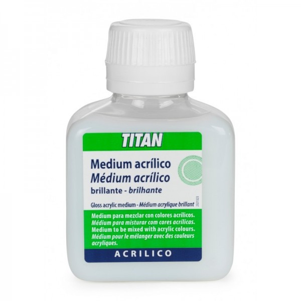 Titan Glossy Acrylic Medium 100ml