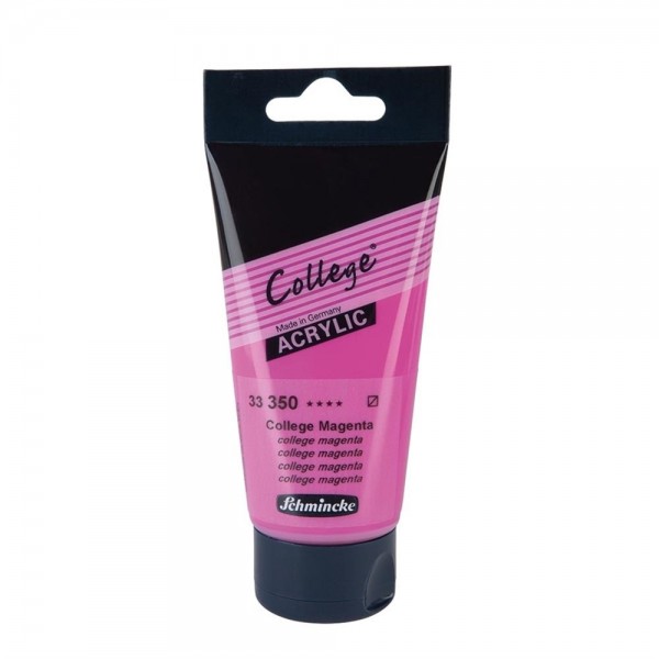 Acrylic College Schmincke 75ml Series 33 Number 350 Color College Magenta