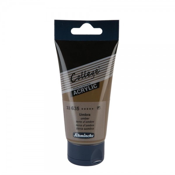 Acryl College Schmincke 75ml Serie 33 Nummer 635 Farbe Earth Shadow